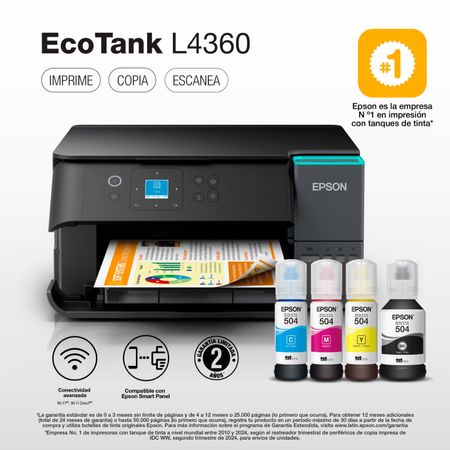 Impresora Epson L4360 Ecotank Negro