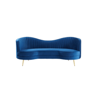 Sofa 3 Cuerpos Puji Azul CN