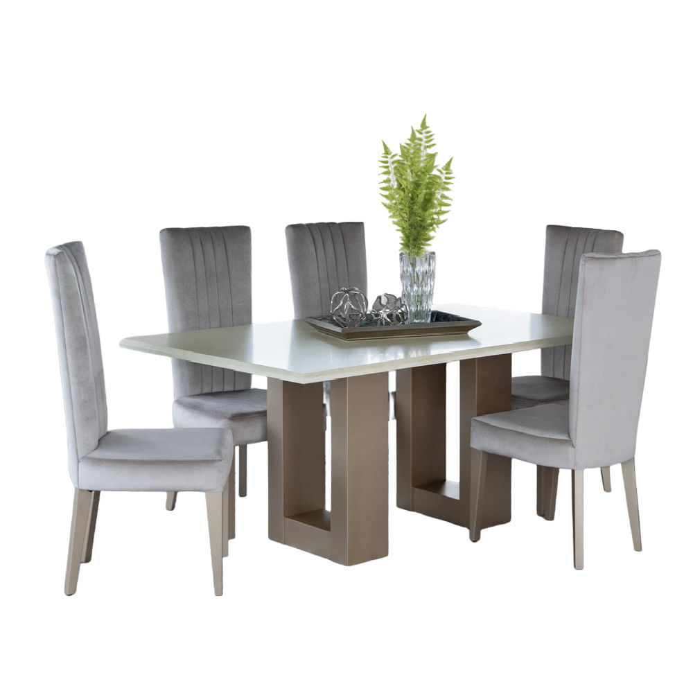 Comedor 6 Sillas Charlie Model