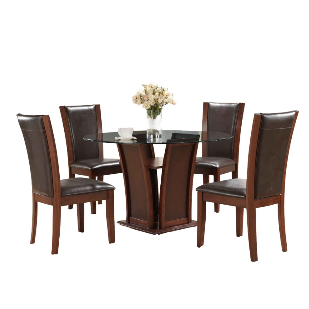 Comedor 4 Sillas Clau NegroModel