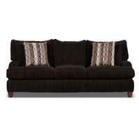 Sofa 3 Cuerpos Galia Marron Oscuro Model