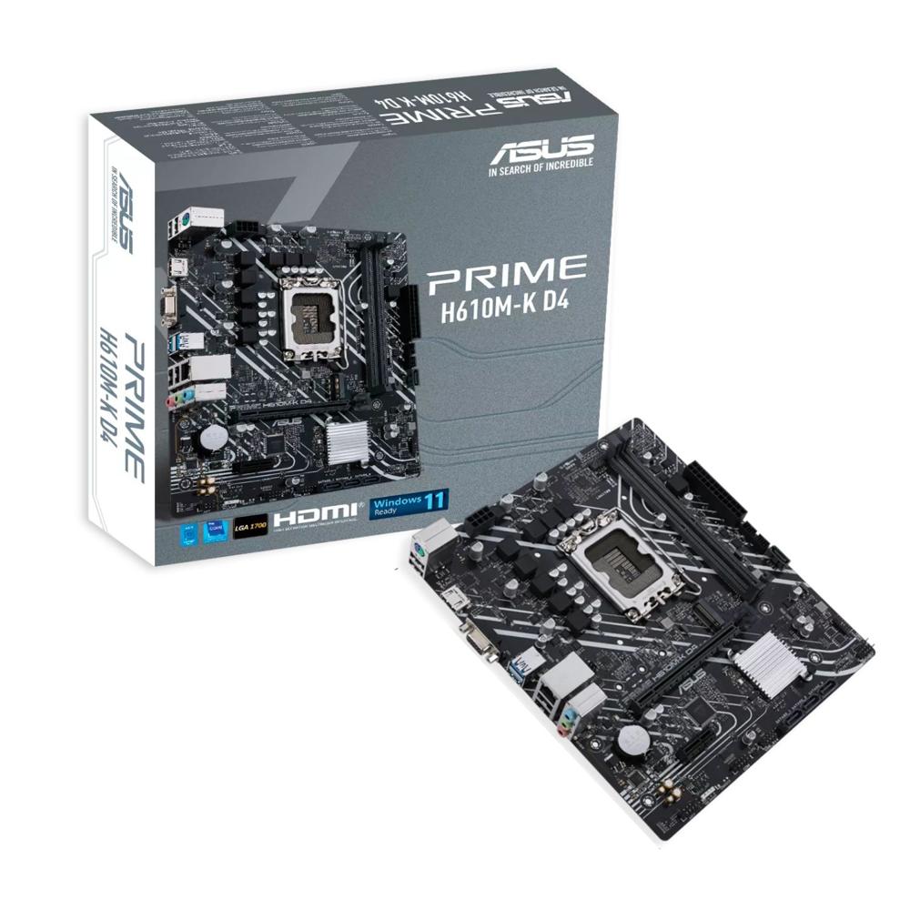 Motherboard ASUS PRIME H610M-K, Chipset Intel H610, LGA1700, Micro ATX