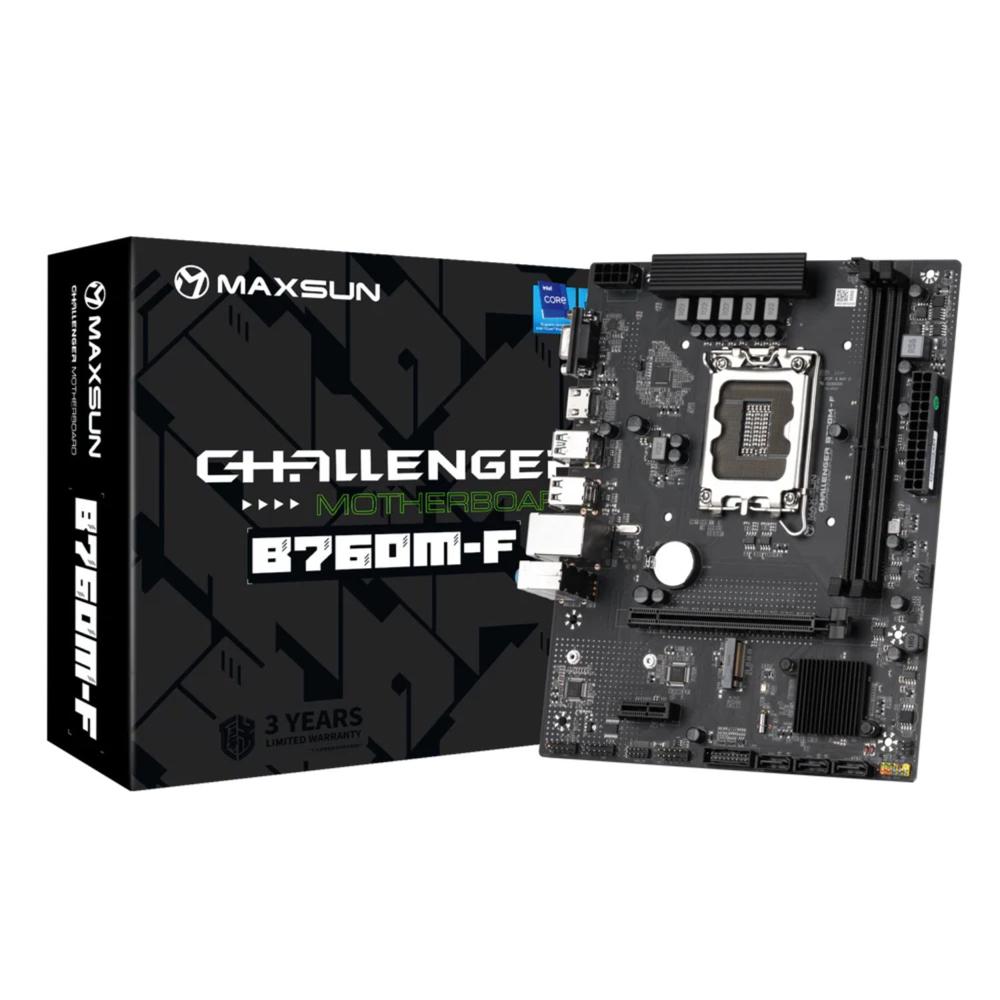 Motherboard Maxsun Challenger B760M-F, Chipset Intel B760, LGA1700, mATX