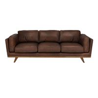 Sofa 3 Cuerpos Paul Marron Oscuro CN