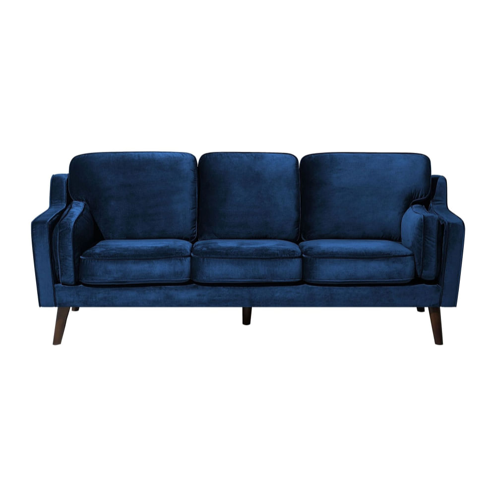 Sofa 3 Cuerpos Noutti Azul Noche Shego