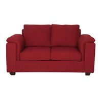 Sofa 2 Cuerpos Rene Rojo Shego