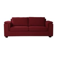 Sofa 3 Cuerpos Rene Rojo Oscuro Shego
