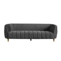 Sofa 3 Cuerpos Dolce Gris Oscuro Shego