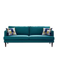Sofa 3 Cuerpos Mendy Verde Oscuro Shego