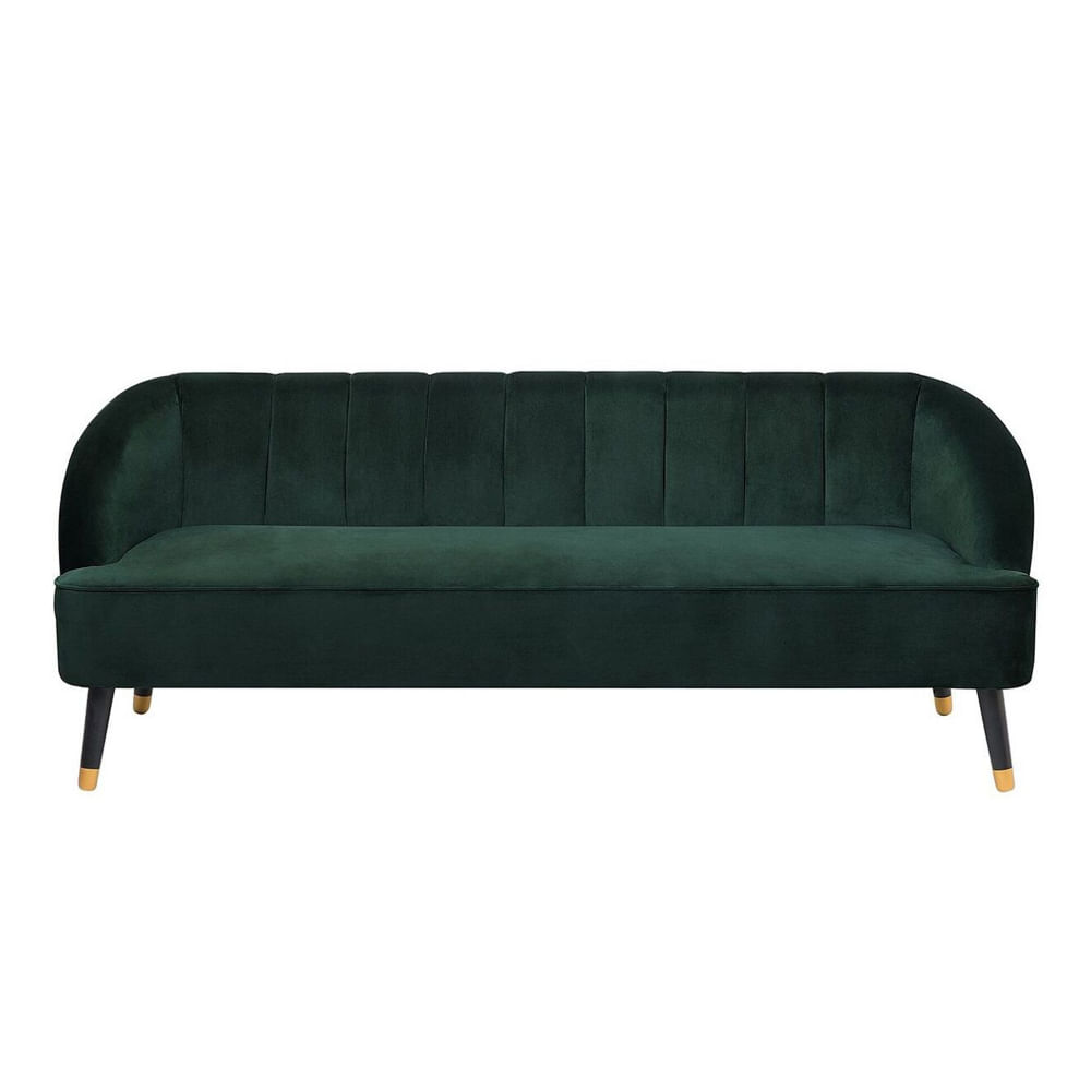 Sofa 3 Cuerpos Meiri Verde Oscuro Shego