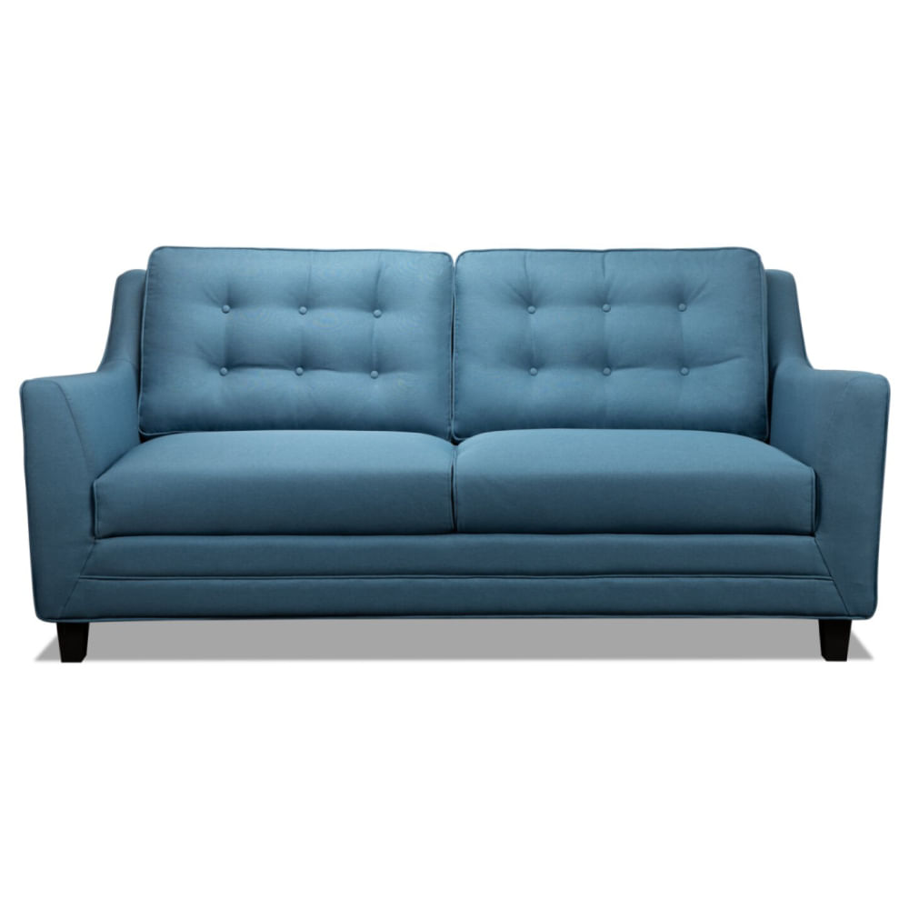 Sofa 2 Cuerpos Lisboa Azul Acero Model