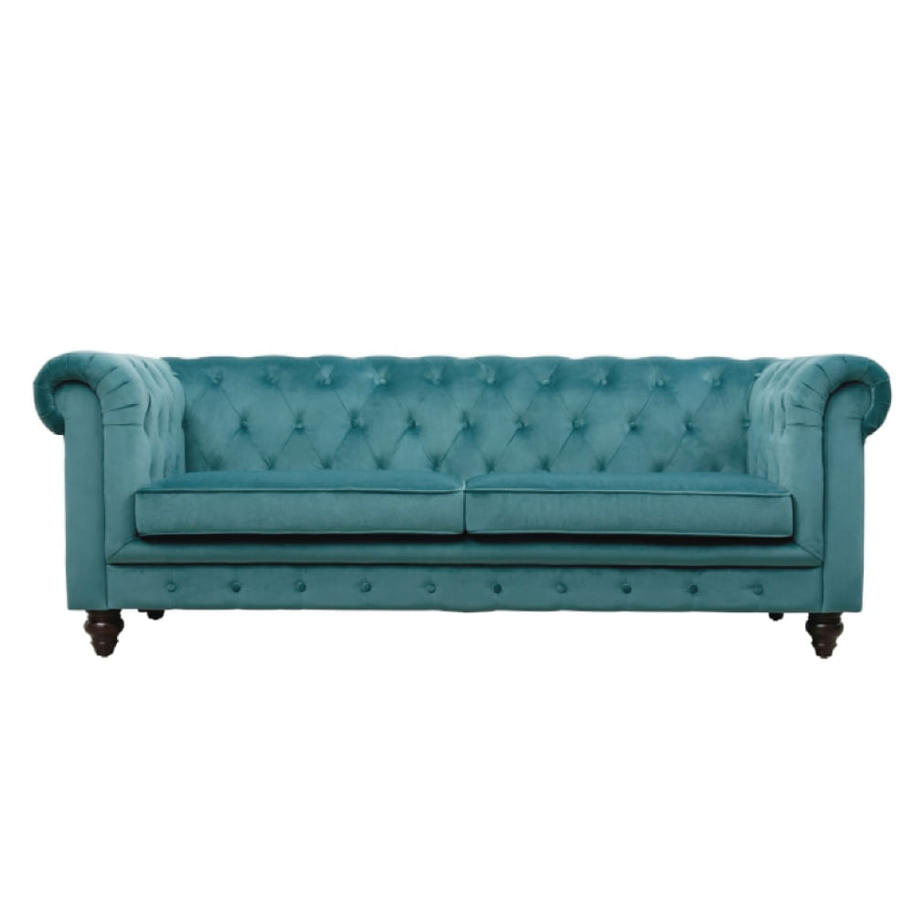 Sofa 3 Cuerpos Chester Gabriel Verde Carcel Model