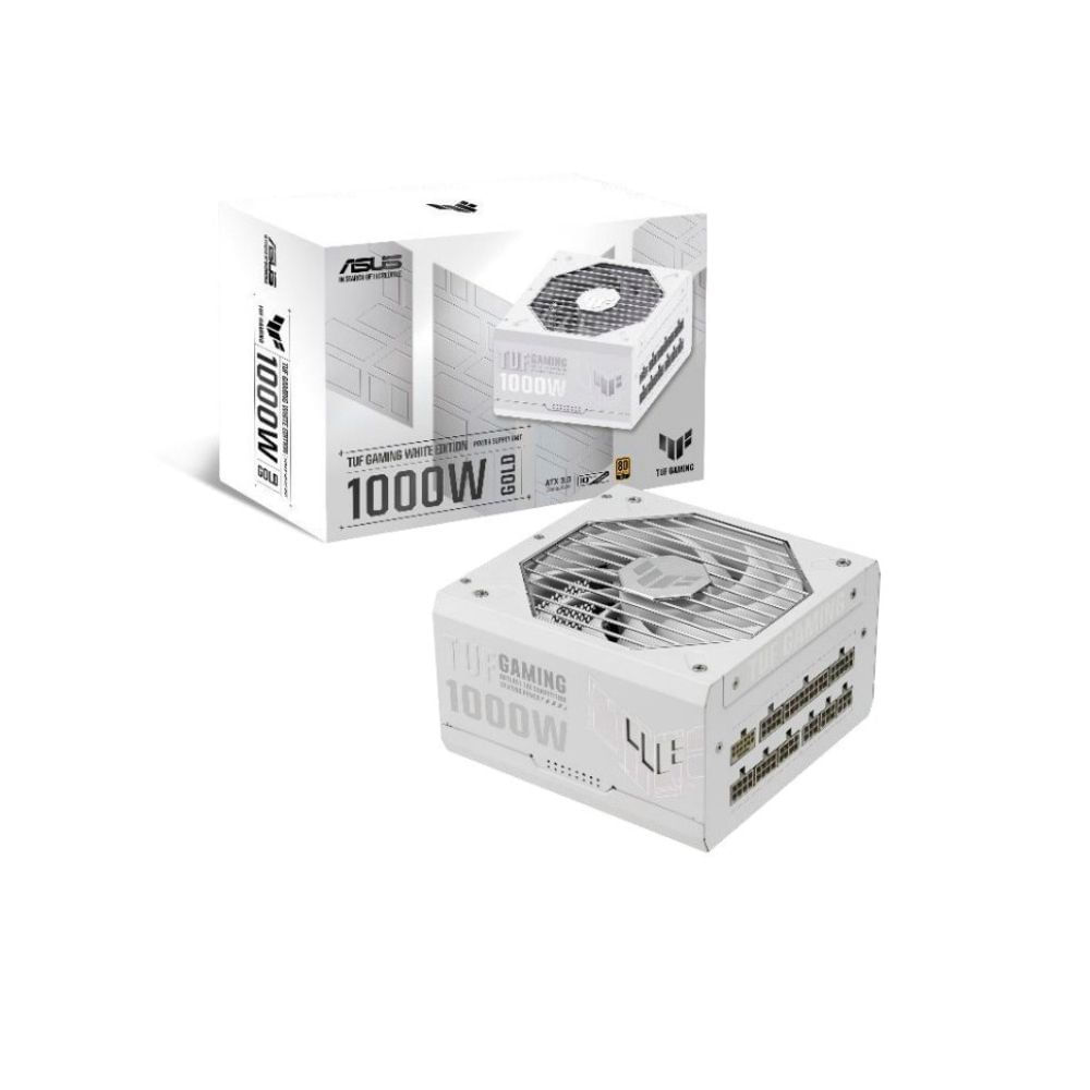 Fuente de Poder ASUS TUF Gaming 1000G Blanca 1000W 80 Gold Plus