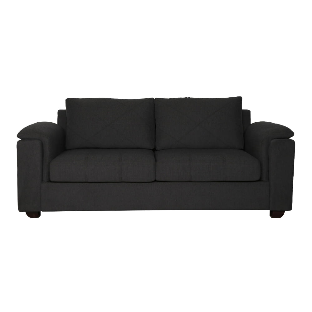 Sofa 3 Cuerpos Rene Negro Shego