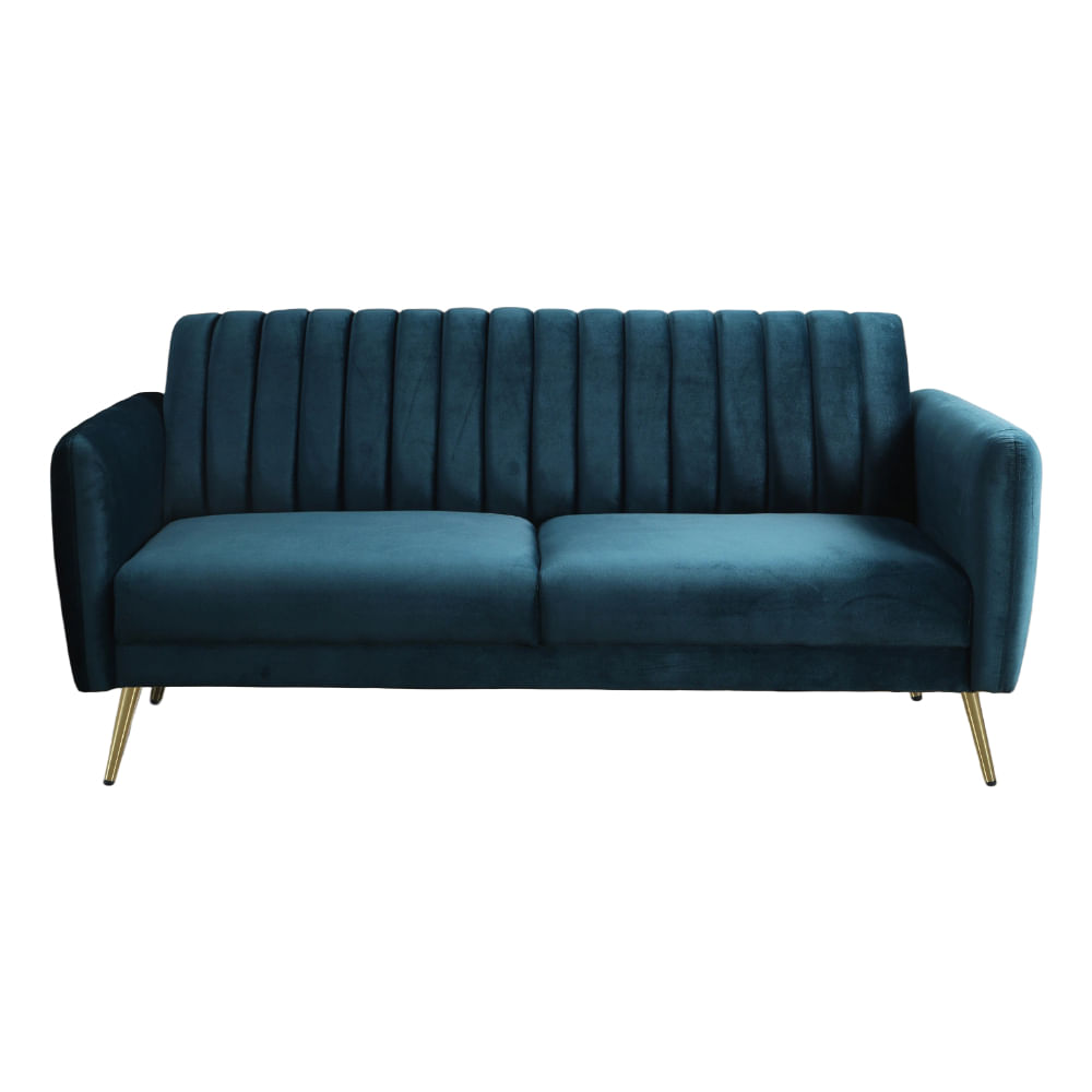 Sofa 3 Cuerpos Blasmi Azul Noche Shego