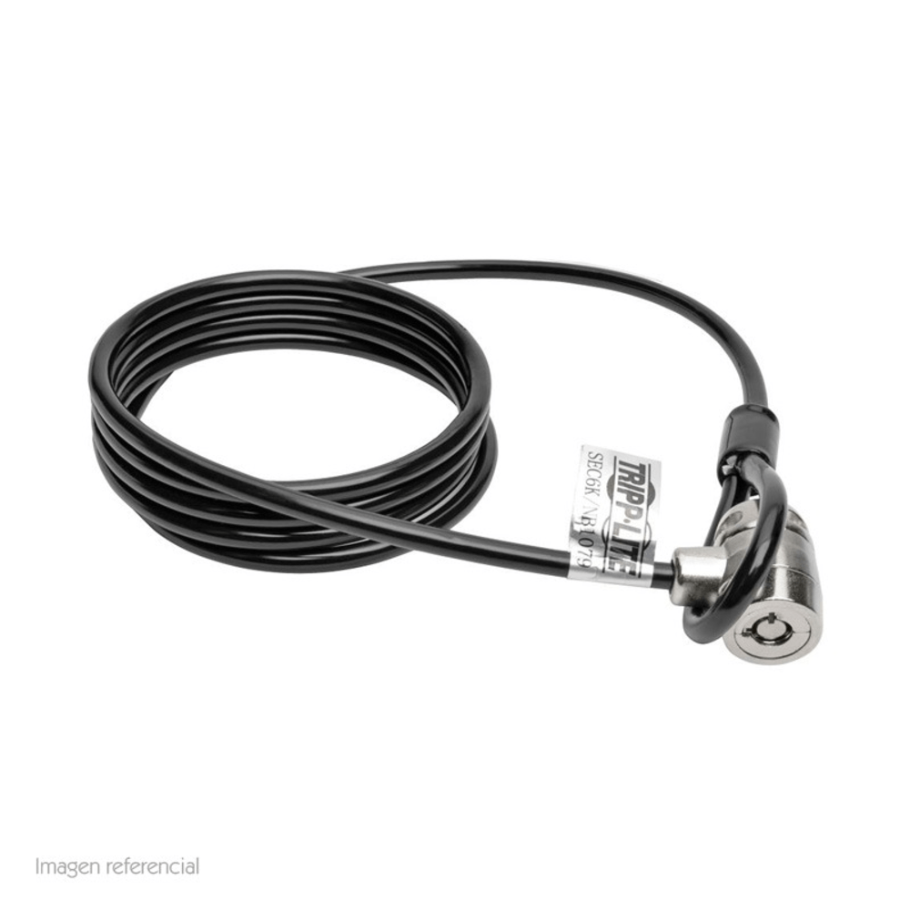 Cable de Seguridad con llave para Laptop Tripp-Lite SEC6K, 1.83 m, negro