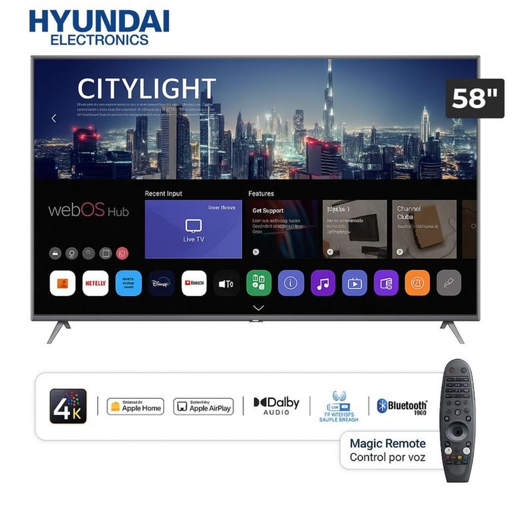 TV 58 HYUNDAI HYLED5808W4KM UHD 4K WebOS