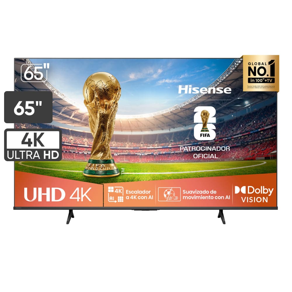 Televisor HISENSE LED ""65 UHD 4K Smart TV 65A6NV