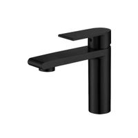 Monocomando baja de lavamanos línea Dima Black marca COBRA LJ-9008-BK