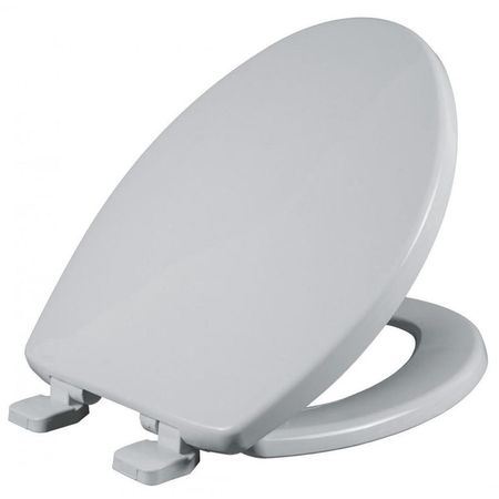 Tapa para inodoro aro alargado modelo 1780ARSL marca BEMIS Blanco