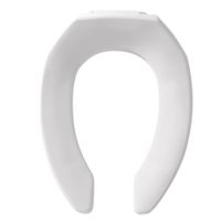 Asiento para inodoro aro alargado modelo 1955CT marca BEMIS