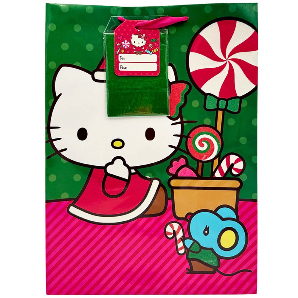 Bolsa de Navidad Extra Grande Hello Kitty DGREGALOS