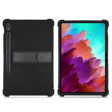 Funda Silicona Negro para tablet Samsung Galaxy Tab S7 FE