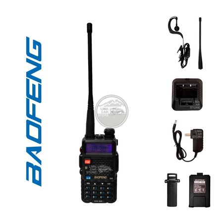 Radio portátil Baofeng UV5R 5W VHF UHF