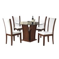 Comedor 4 Sillas Clau BlancoModel