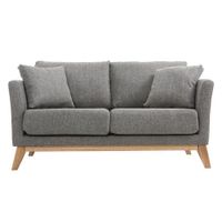 Sofa 2 Cuerpos Thomas Gris Oscuro Model