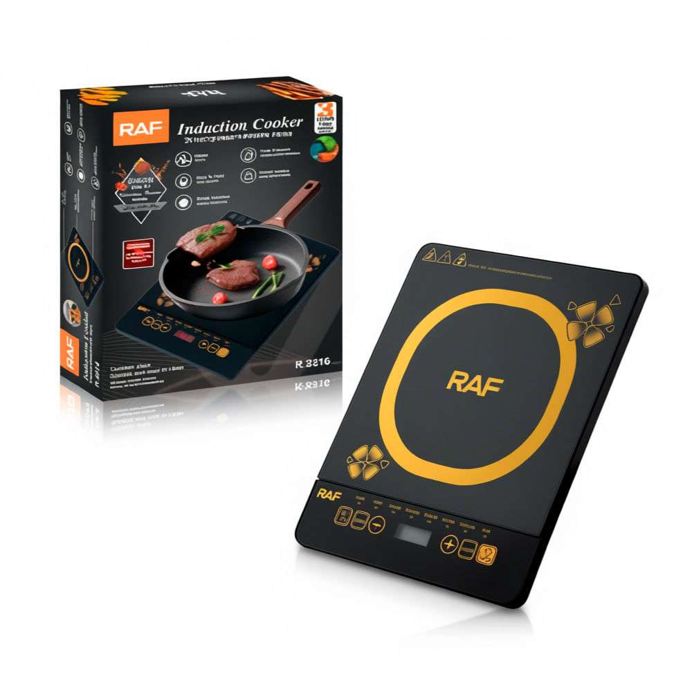 Raf R.8016 Cocina De Inducción 1 Hornilla Pantalla Led 2000w