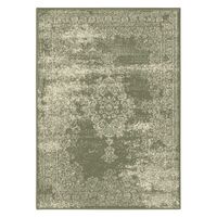 Alfombra Rectangular Aladin Green Creme 160 x 225cm Green