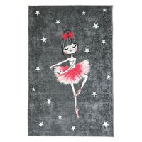 Alfombra Niños Bailarina 120 x 180cm Gris