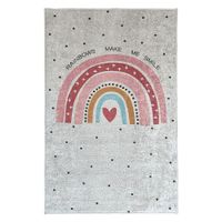 Alfombra Niños Arcoiris 120 x 180cm Multicolor