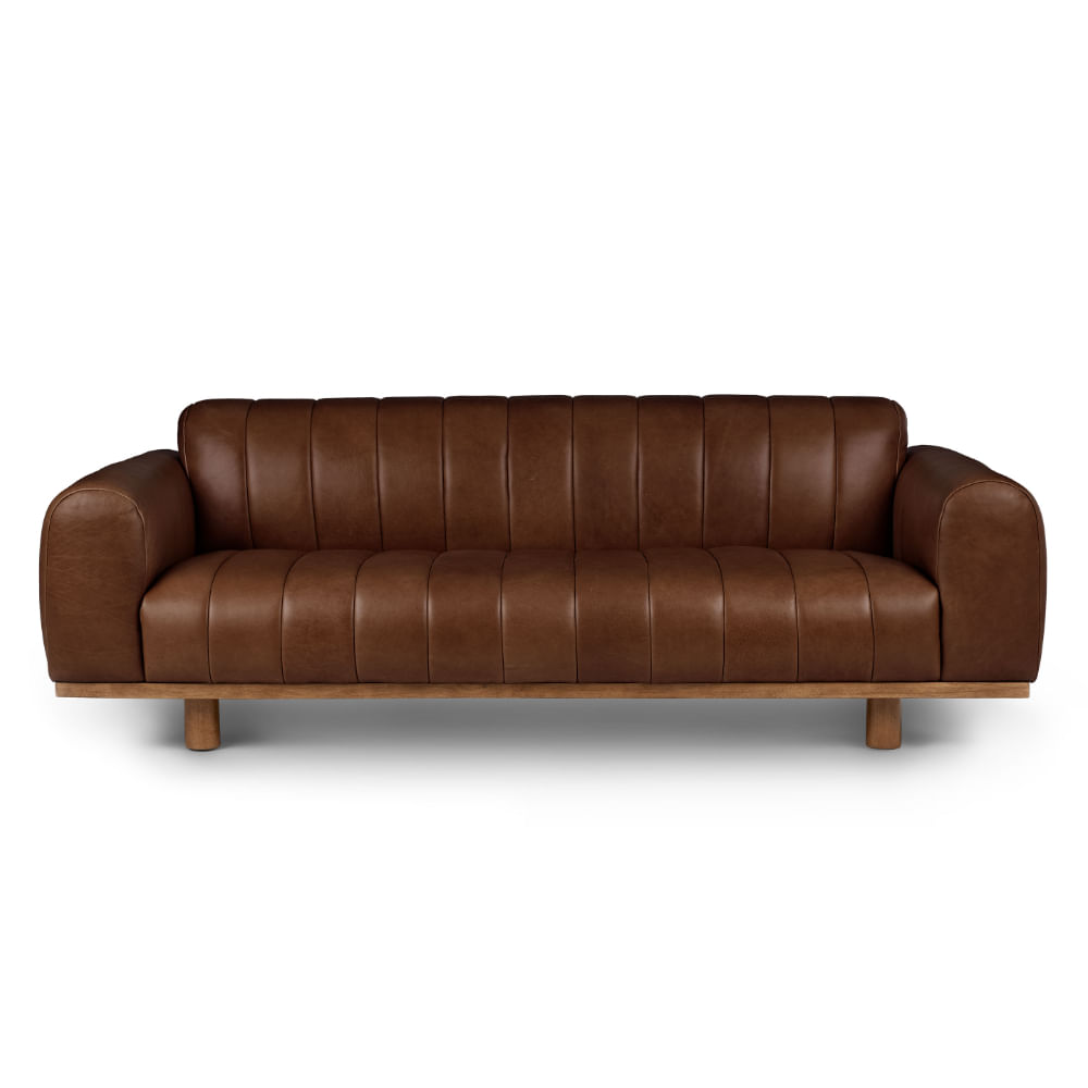 Sofa 3 Cuerpos Hamza Marron Oscuro CN