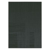 Alfombra Rectangular Luna Black 160 x 225cm Negro