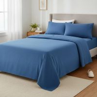Juego de sabanas  algodón pima interiotex  180 hilos Queen color Persa