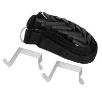 Productos Rack Organizador Colgador Carteras Gorros 7 Ranuras NEGRO