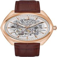 RELOJ CLÁSICO AUTOMÁTICO HOMBRE CORREA CUERO BULOVA | MARRÓN