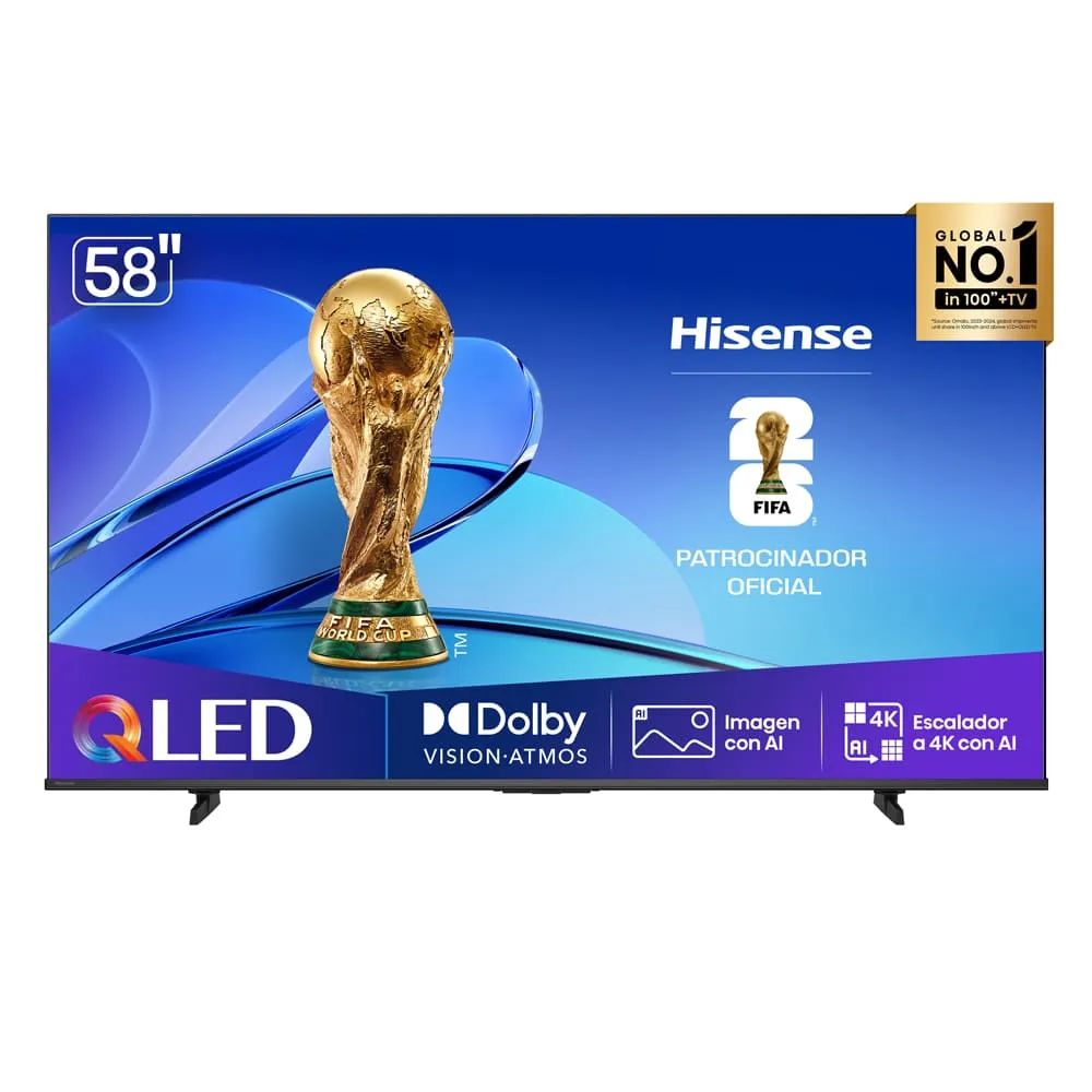 Televisor Hisense 58 QLED UHD 4K 58Q6QV 2025
