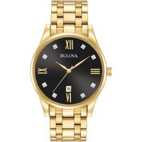 RELOJ CLÁSICO HOMBRE BULOVA | ORO/NEGRO