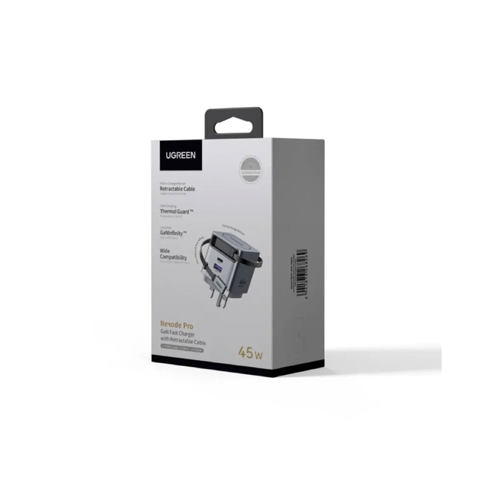 Cargador Completo Original Ugreen de 3 puertos 45W