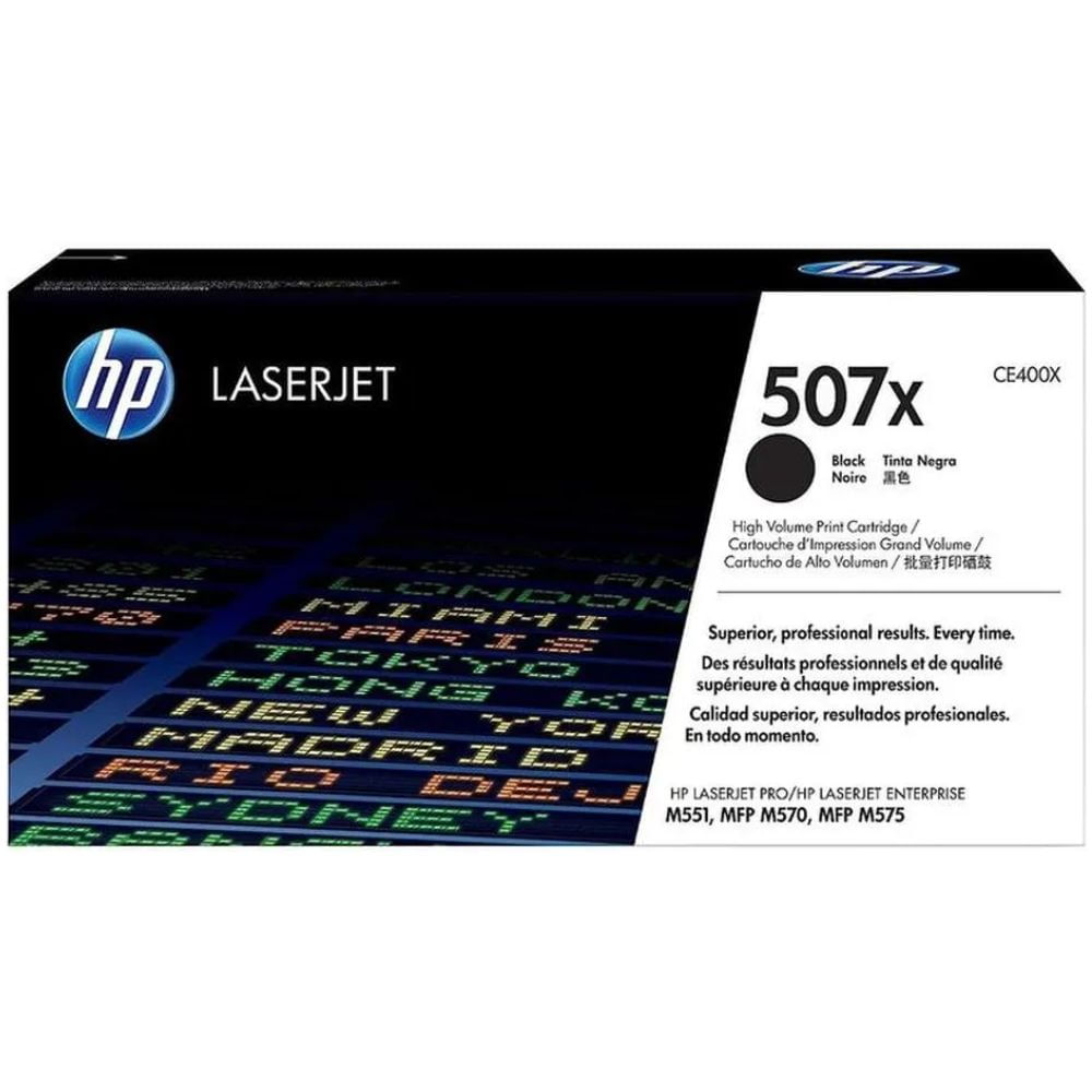 HP 507X – CE400X (Negro alto rendimiento)