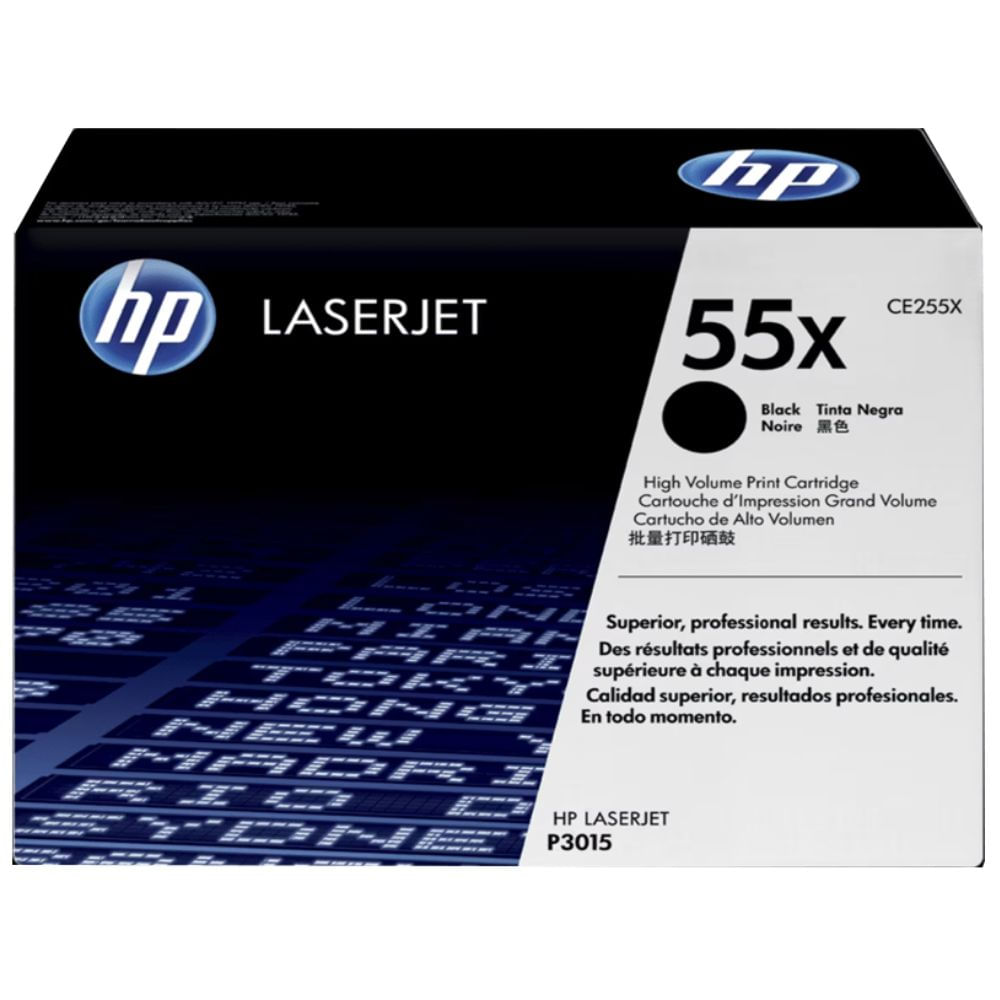 TONER HP CE255X (55X) L.J. CP3015 NEGRO