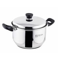Olla de Acero Inoxidable 24cm Tapa de Acero Facusa - 10116264