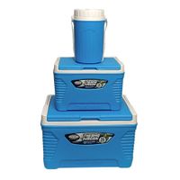 Set Hielera Thermo Wagon 14L + 5L + 1.5L – Frescura Portátil Azul