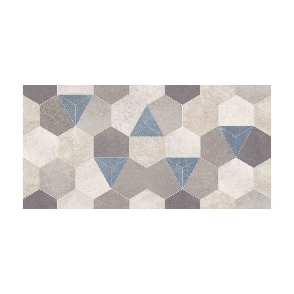 Pared Lisa Wallconcret New Hex 30x60cm 1.80m2 Celima