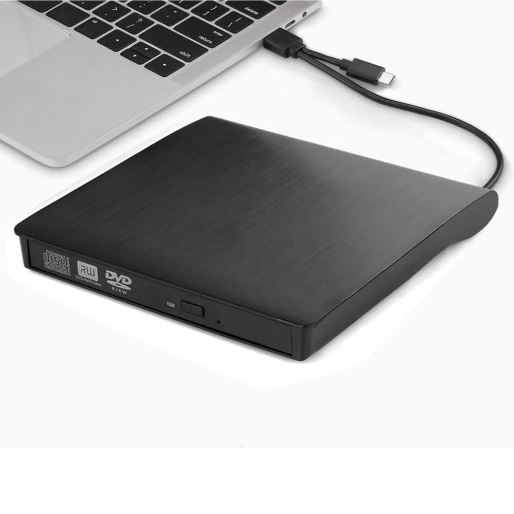 Grabador Lector de DVD - CD Externo Portatil Usb 3.0 y Usb C