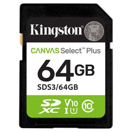 MEMORIA SD XC KINGSTON 64GB 100MB/S