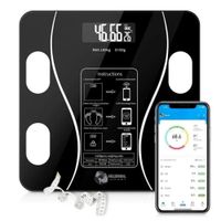 Balanza Digital con Visor LCD Peso Máximo 180kg Color Blanco